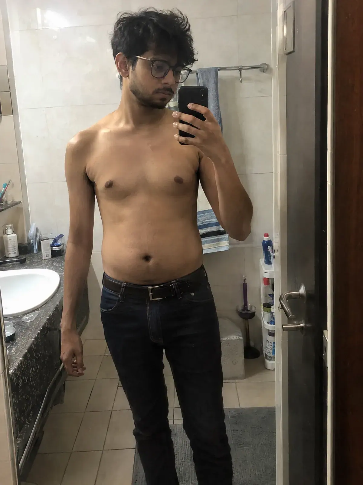 Before: AI example visualization, lean with abs