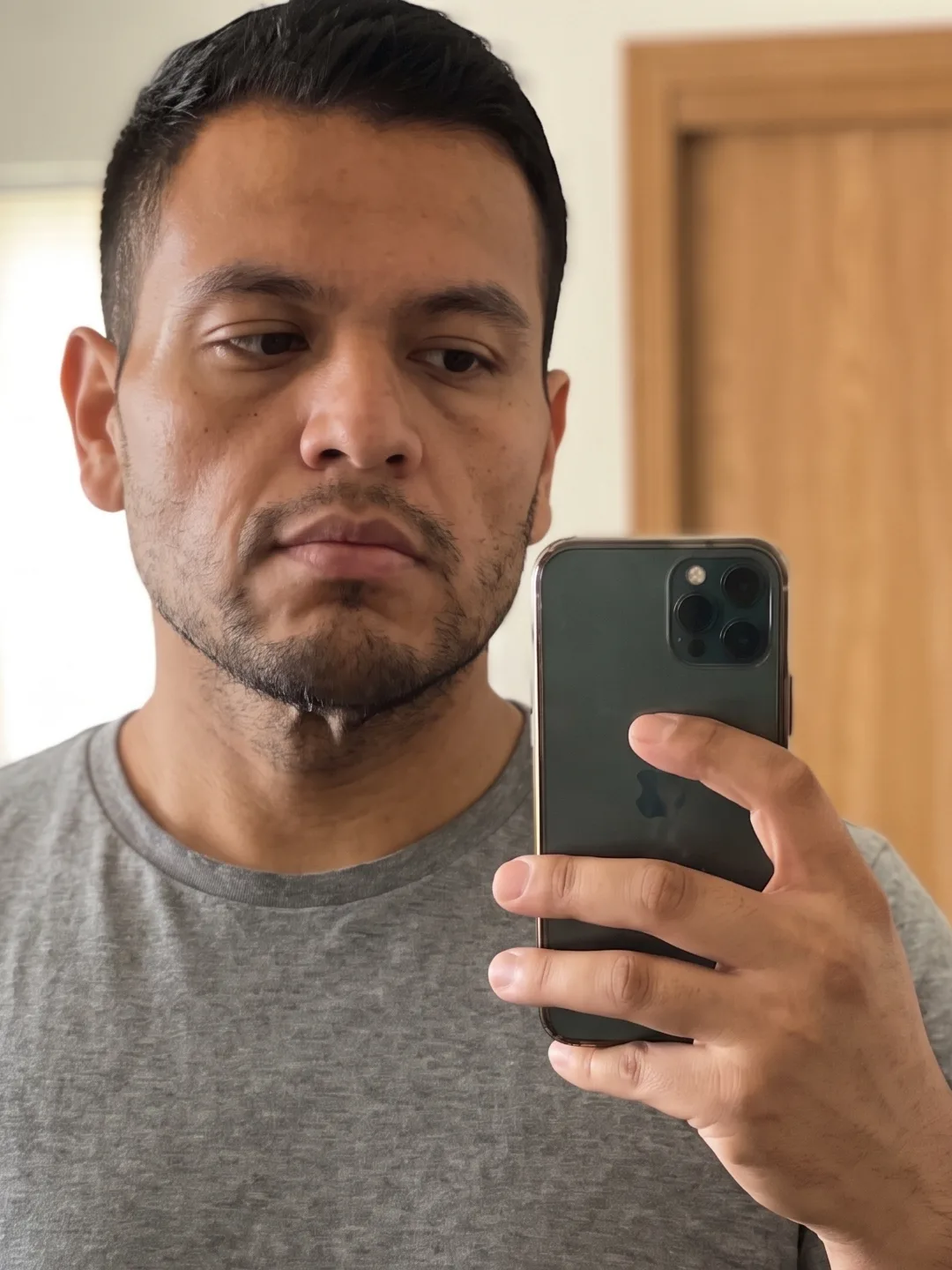AI example visualization of a gaunt face after very rapid weight loss